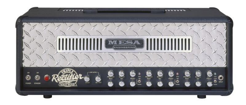 Mesa Boogie NEW TRIPLE RECTIFIER SOLO HEAD 150W - гитарный усилитель, цвет черный, хромированная пер в магазине для музыкантов Рок-н-Ролл
