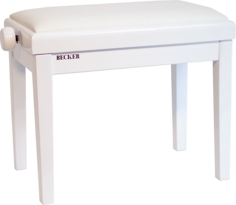 Becker PB-3PW/WL - банкетка белая полированная в магазине для музыкантов Рок-н-Ролл