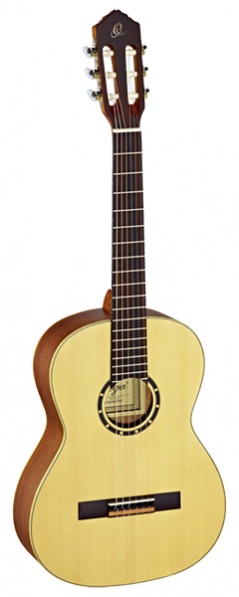 Ortega R121-7/8 Family Series - Классическая гитара, размер 7/8, матовая, с чехлом в магазине для музыкантов Рок-н-Ролл
