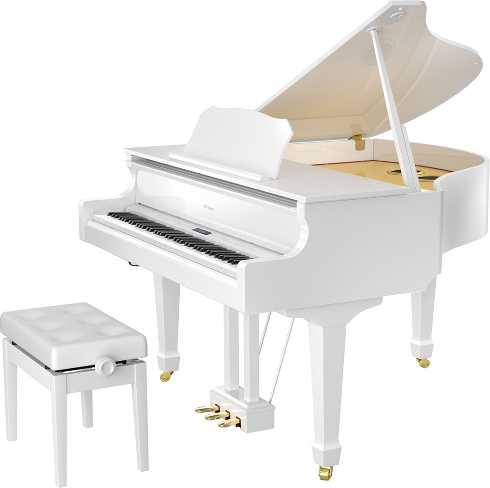 Roland GP609-PW - Цифровой рояль в магазине для музыкантов Рок-н-Ролл