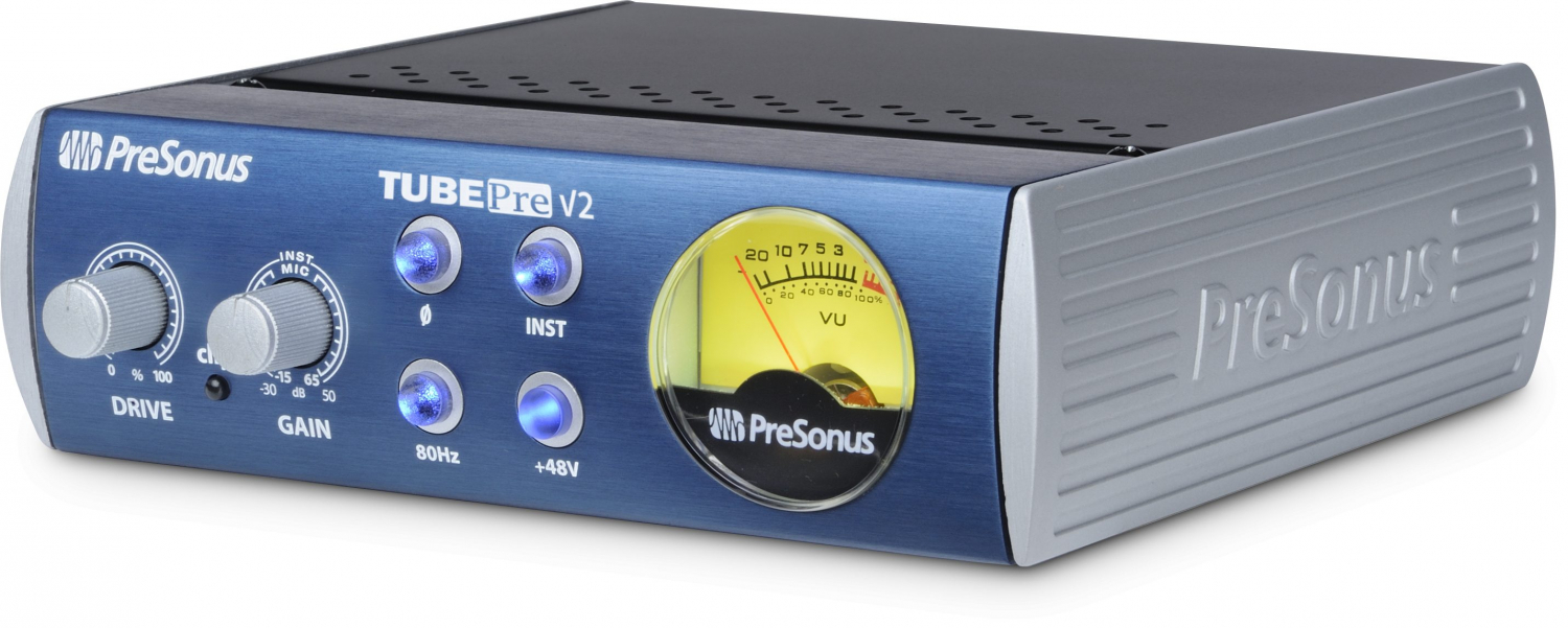PreSonus TubePre V2 - ламповый микрофонно-инструментальный преамп в магазине для музыкантов Рок-н-Ролл