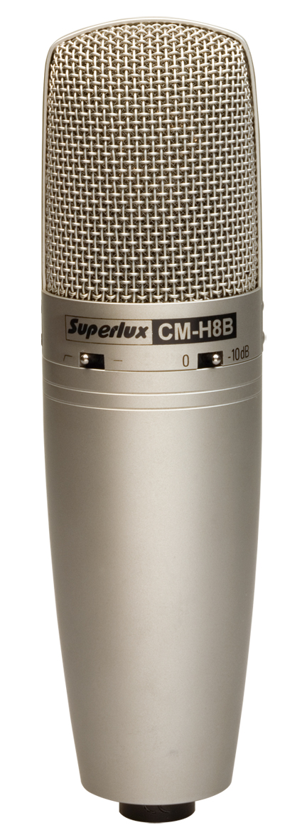 Superlux CM-H8B - Кардиоидный конденсаторный микрофон с большой диафрагмой, Pad -10 dB в магазине для музыкантов Рок-н-Ролл