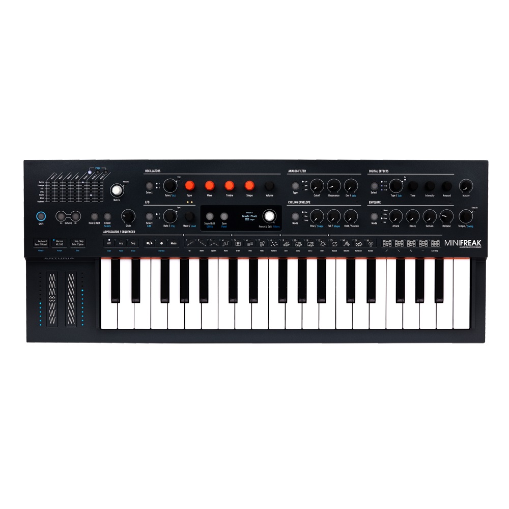 Arturia MiniFreak - 37 клавишный гибридный полифонический синтезатор с двумя звуковыми движками в магазине для музыкантов Рок-н-Ролл