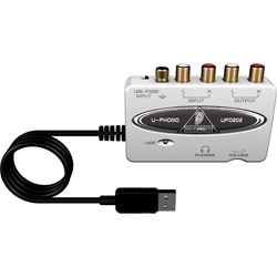 Behringer UFO202 PHONO - Внешний интерфейс USB для записи и воспроизведения звука на компьютере (PC в магазине для музыкантов Рок-н-Ролл