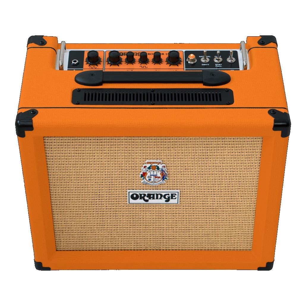 Orange Rocker 15 - комбо гитарный ламповый, 15Вт, 1х10", 2 канала, оранжевый в магазине для музыкантов Рок-н-Ролл