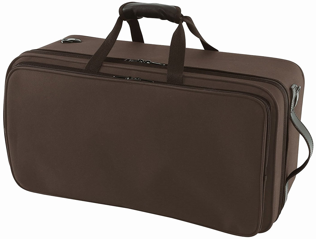Gewa 708321 Double Trumpet Case Compact Brown - легкий кофр-рюкзак для 2х труб, плечевой ремень, кор в магазине для музыкантов Рок-н-Ролл