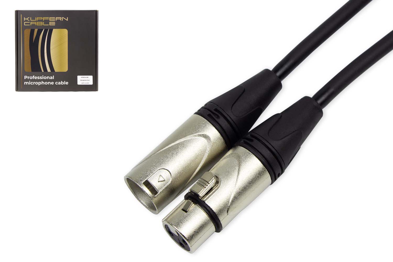 KUPFERN KFMC04 30M - Шнур микрофонный  XLR (мама) <=> XLR (папа) в магазине для музыкантов Рок-н-Ролл