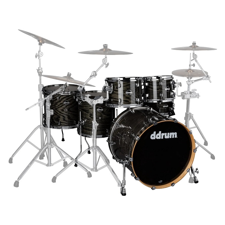 DDRUM DM ASH 622 TBK - ударная установка ,10"-12"-14"-16"-22"-13х7" (без Hardware), цвет чёрный в магазине для музыкантов Рок-н-Ролл