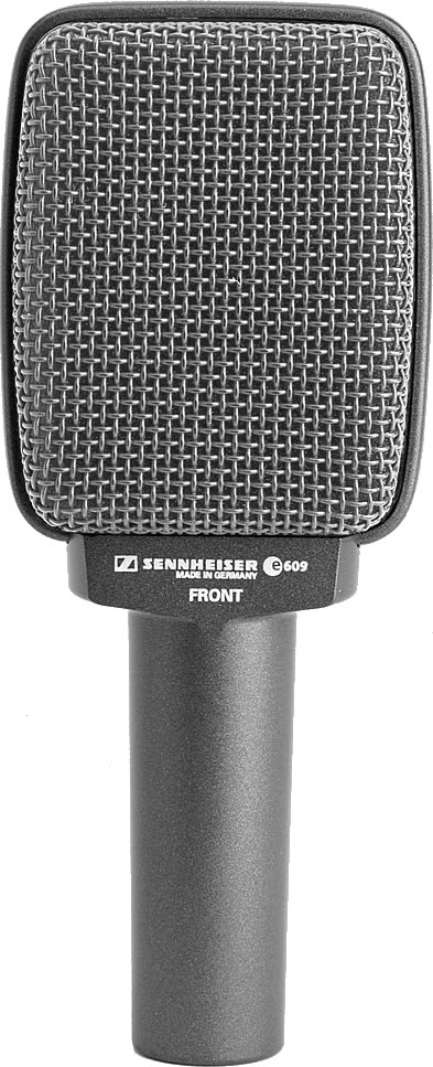 Sennheiser E609 Silver- Динамический микрофон gooseneck с зажимом-прищепкой для озвучивания ударных  в магазине для музыкантов Рок-н-Ролл
