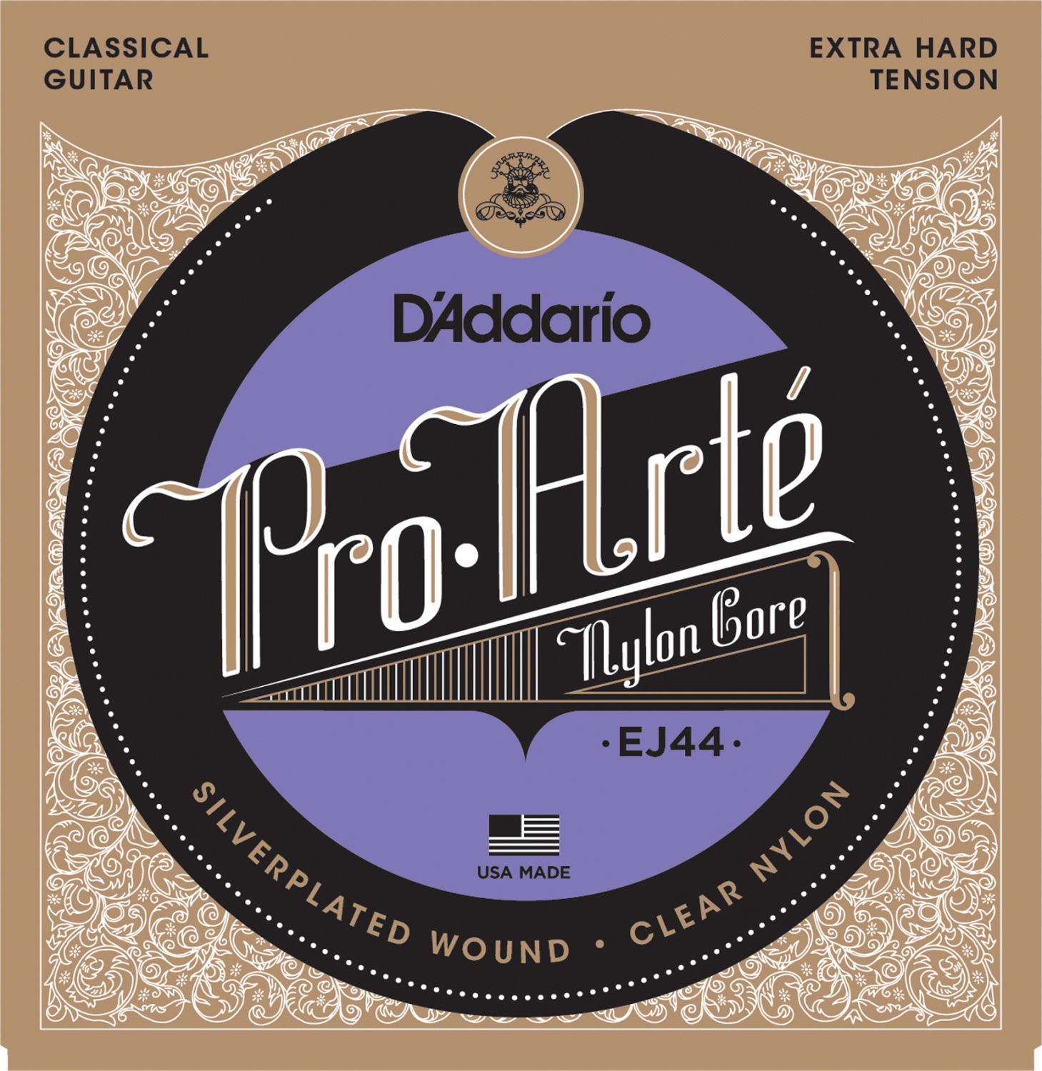 D'Addario EJ44 Pro Arte - Струны для классической гитары нейлоновые Extra Hard в магазине для музыкантов Рок-н-Ролл