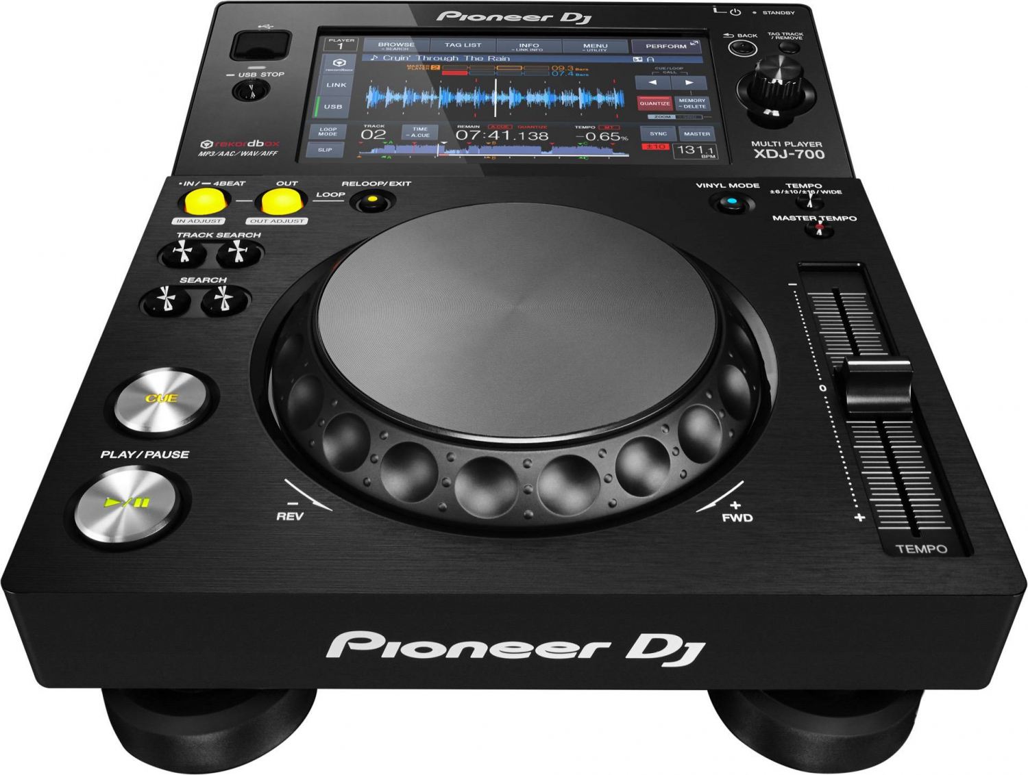 Pioneer XDJ-700 - компактный цифровой DJ-проигрыватель в магазине для музыкантов Рок-н-Ролл