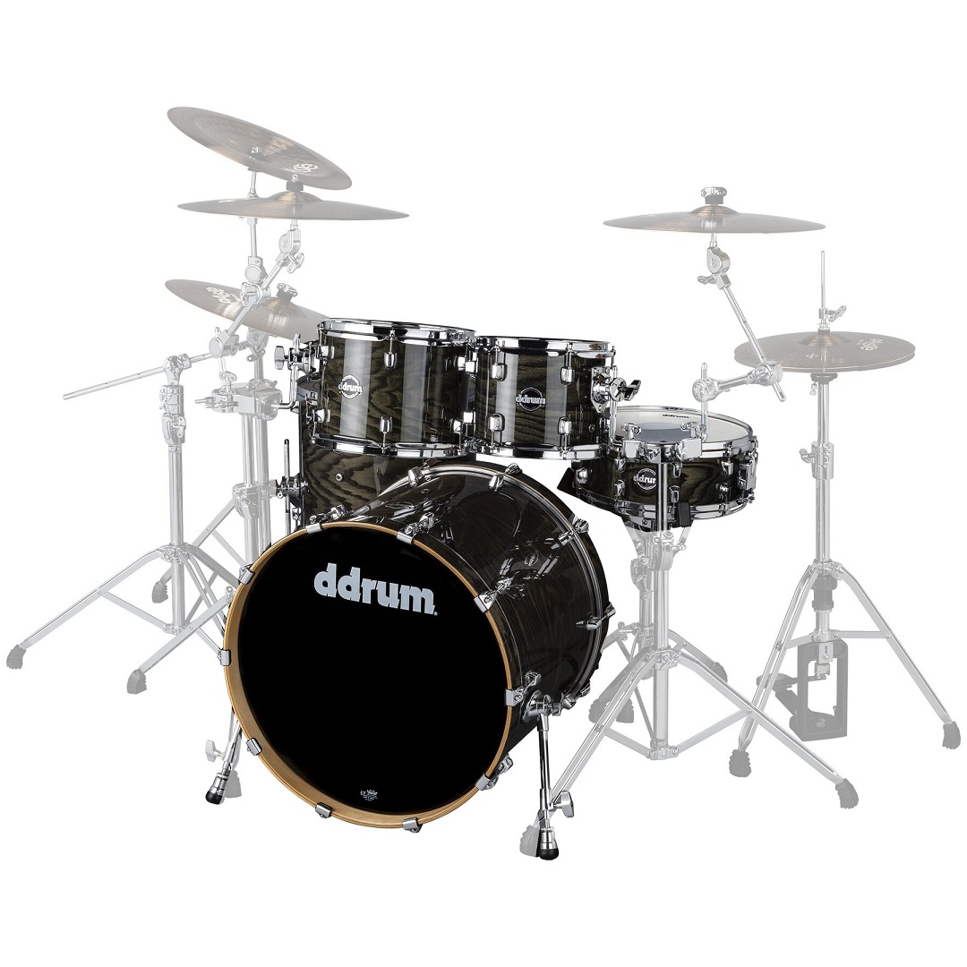 DDRUM DM ASH 522 TBK - ударная установка ,10"-12"-16"-22"-14х5.5" (без Hardware), цвет чёрный в магазине для музыкантов Рок-н-Ролл
