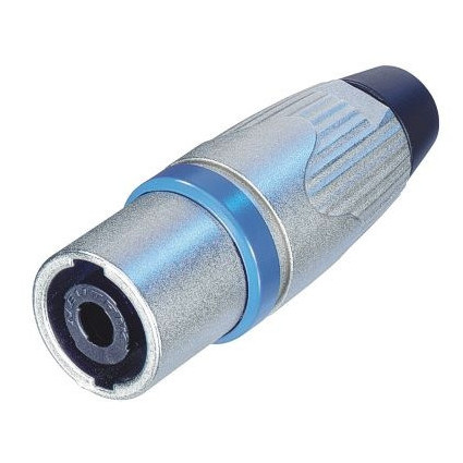 Neutrik NLT4MX - кабельный разъем Speakon female 4-контактный, металлический корпус в магазине для музыкантов Рок-н-Ролл