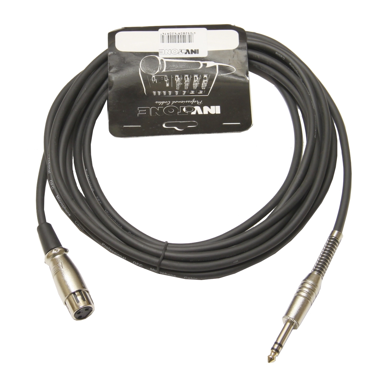Invotone ACM1005FS/BK - Микрофонный кабель в магазине для музыкантов Рок-н-Ролл