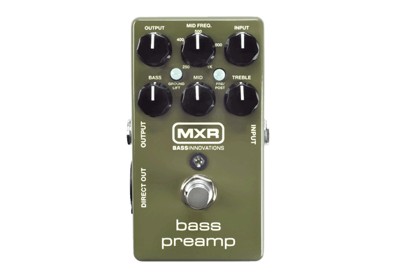 Dunlop M81 Bass Preamp - Педаль для бас-гитары MXR предусилитель в магазине для музыкантов Рок-н-Ролл