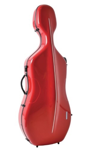 GEWA 341230 Air Red - футляр для виолончели 4/4, термопласт, вес 3,9 кг, цвет красный в магазине для музыкантов Рок-н-Ролл