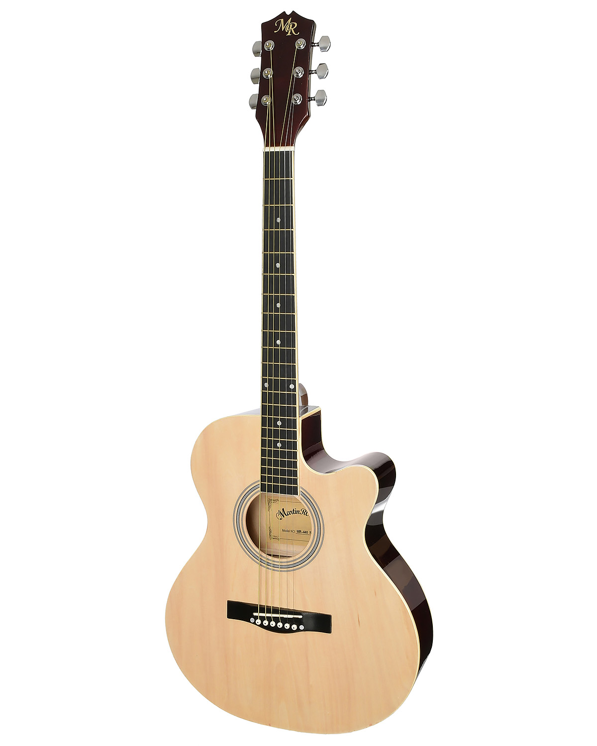 MARTIN ROMAS MR-440 N 40” - Гитара акустическая с ВЫРЕЗОМ, тип Dreadnought, верхняя дека – липа в магазине для музыкантов Рок-н-Ролл