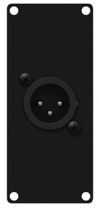 Caymon CASY122/B - Модуль CASY с разъемом XLR (3 контакта, штекер) на 3-контактную клеммную колодку. в магазине для музыкантов Рок-н-Ролл