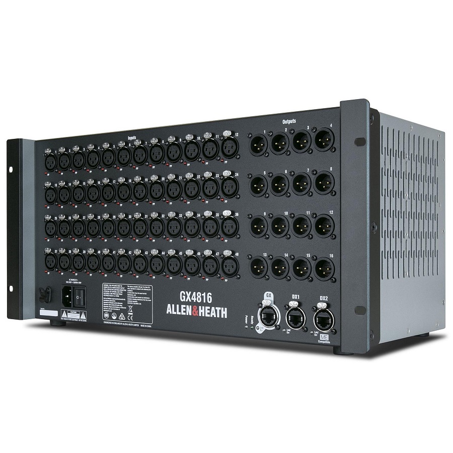 Allen&Heath GX4816 - Модуль расширения 96kHz для микшеров SQ и системы dLive, 48 микрофонных входов в магазине для музыкантов Рок-н-Ролл