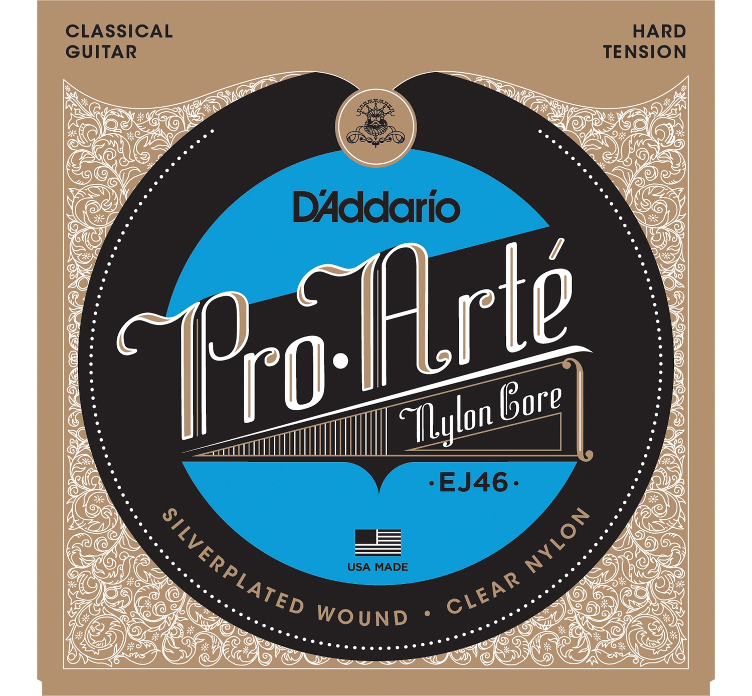 D'Addario EJ46 - Струны для классической гитары нейлоновые Hard в магазине для музыкантов Рок-н-Ролл