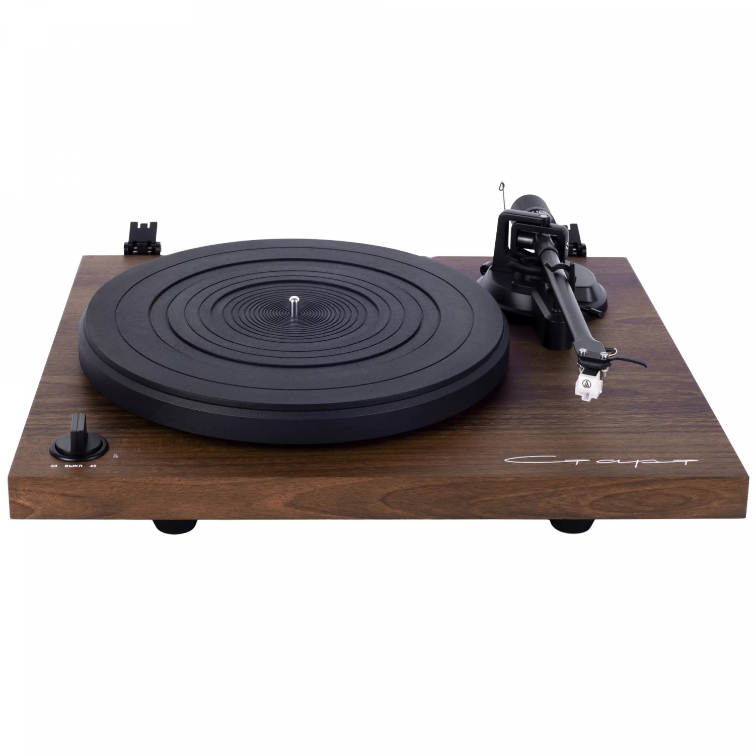 Radiotehnika LP002D Walnut - Виниловый проигрыватель в магазине для музыкантов Рок-н-Ролл