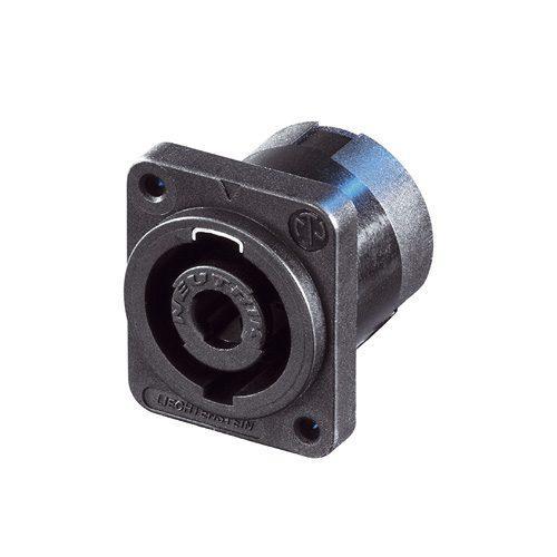 Neutrik NL4MP-3 - панельный разъём Speakon female 4-контактный, квадратный фланец в магазине для музыкантов Рок-н-Ролл