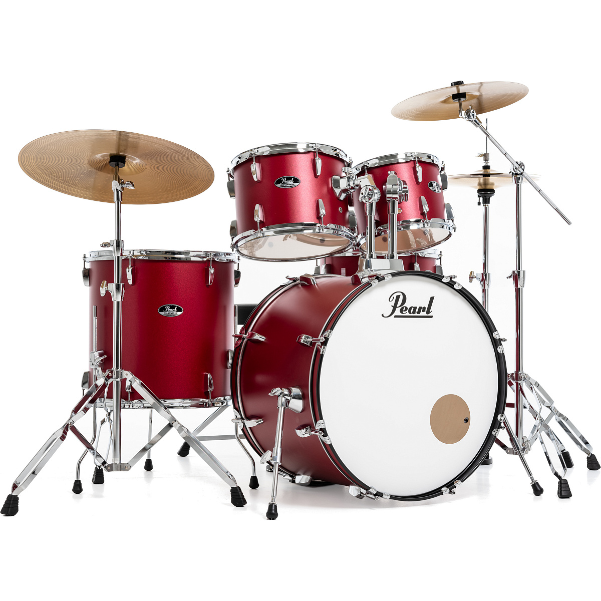 Pearl RS525SBC/ C747 - ударная установка из 5-ти барабанов, цвет Matte Red в магазине для музыкантов Рок-н-Ролл