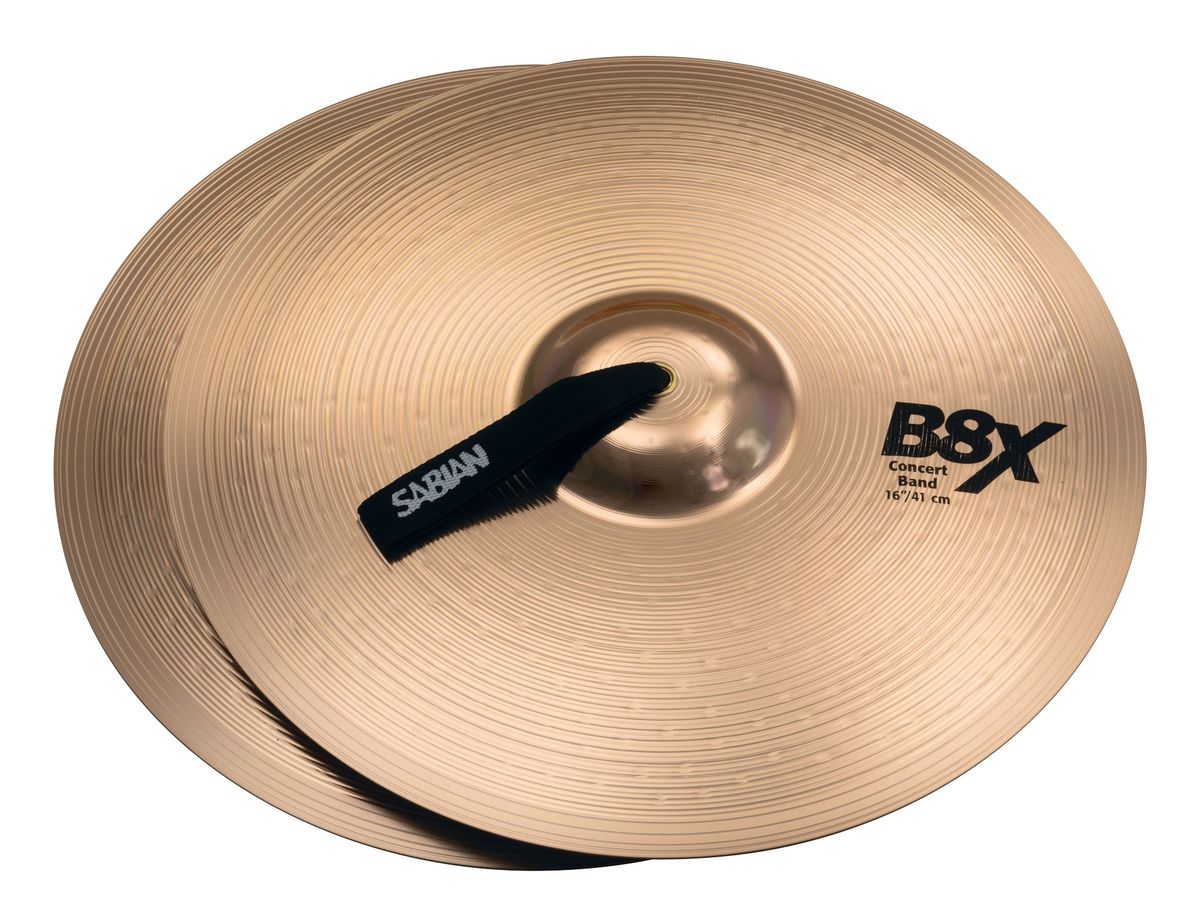 Sabian 16" B8X Concert Band - тарелки оркестровые (пара) в магазине для музыкантов Рок-н-Ролл