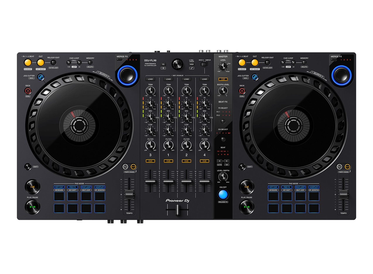 PIONEER DDJ-FLX6 - 4-канальный DJ контроллер для rekordbox dj и Serato в магазине для музыкантов Рок-н-Ролл