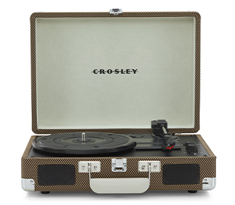 CROSLEY CRUISER PLUS Tweed - Виниловый проигрыватель c двухсторонним Bluetooth в магазине для музыкантов Рок-н-Ролл