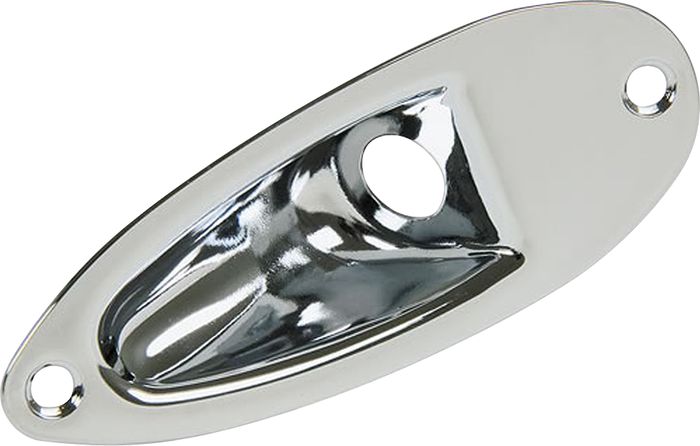 PARTS HJ101CR - Корпус д/гнезда, д/эл. гит., лодочка (хром), h=16,5мм. в магазине для музыкантов Рок-н-Ролл