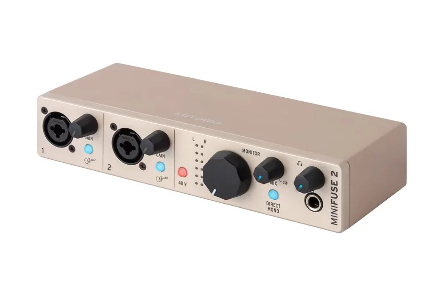 Arturia MiniFuse 2 Champagne USB - Аудиоинтерфейс 24бит/192кГц в магазине для музыкантов Рок-н-Ролл