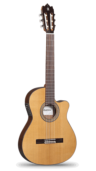 Alhambra 6.856 Cutaway 3 C CT - Классическая гитара со звукоснимателем, с вырезом, с чехлом в магазине для музыкантов Рок-н-Ролл
