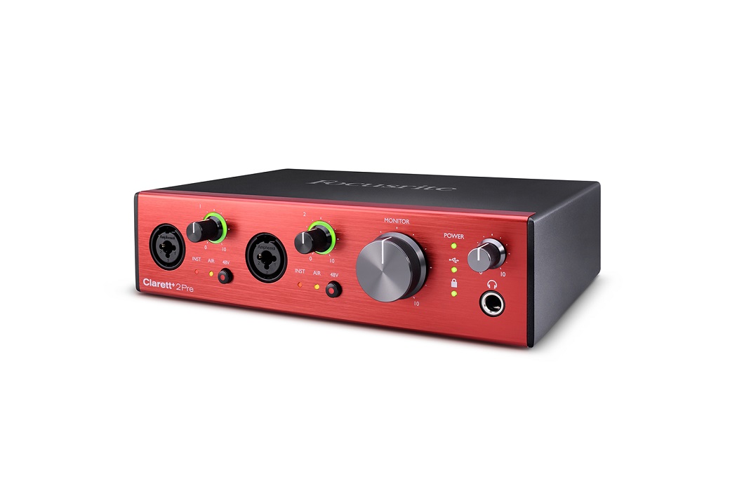 FOCUSRITE Clarett+ 2Pre - интерфейс, 10 входов/4 выхода в магазине для музыкантов Рок-н-Ролл