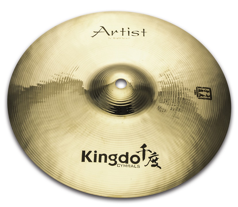 KINGDO 10" ARTIST BRIGHT SPLASH - Тарелка splash 10", B20, средней толщины, полировка, средне-яркий в магазине для музыкантов Рок-н-Ролл