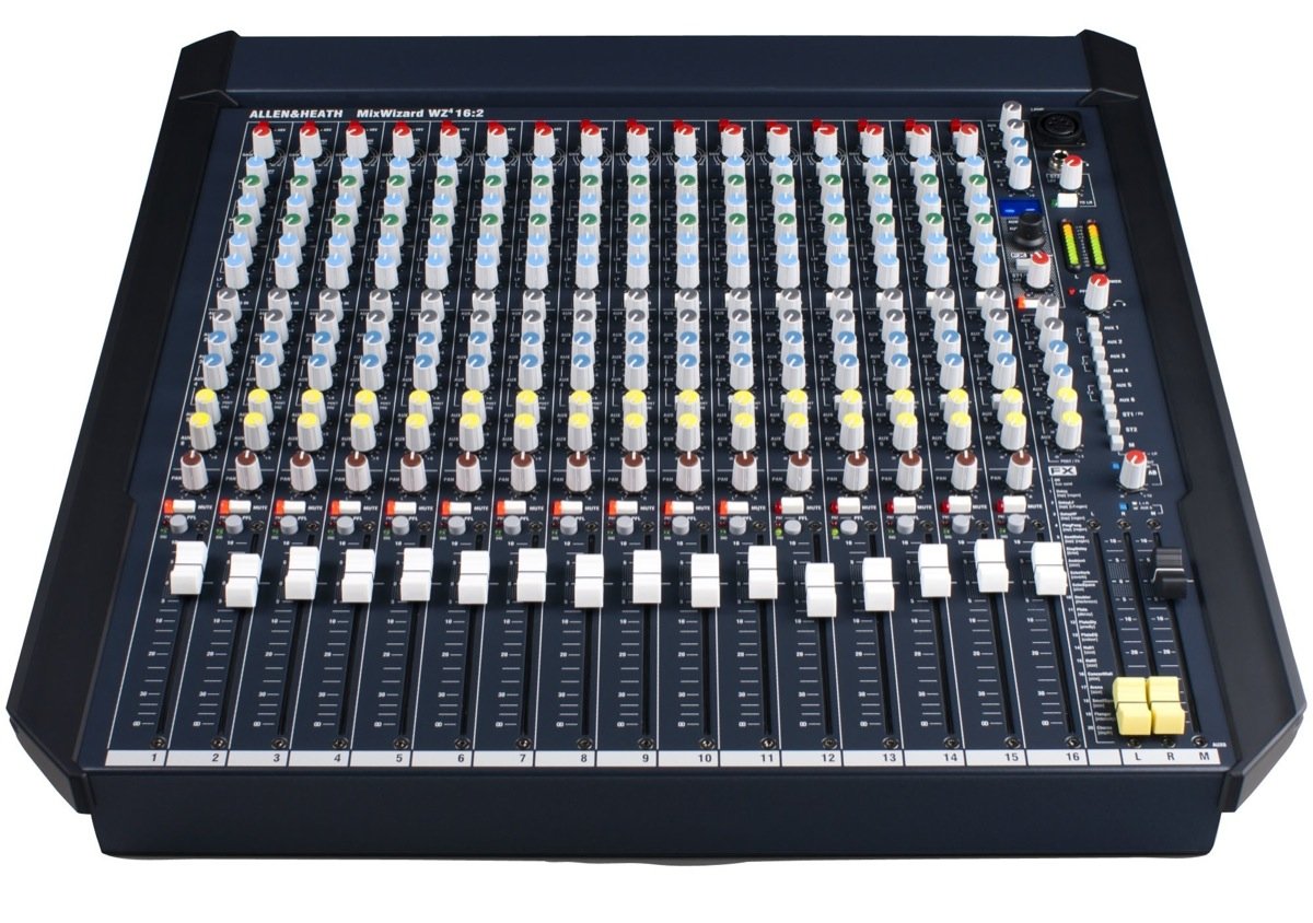 Allen&Heath WZ4 16 - Микшерный пульт  16 моно входов, 6 AUX шин,DSP Digitech,поворотная панель вх. в магазине для музыкантов Рок-н-Ролл