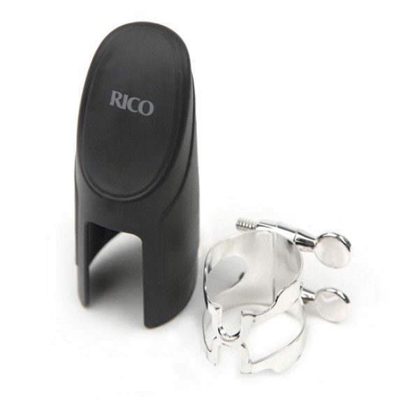 Rico HCL1S H-Ligature - Лигатура с колпачком для кларнета Bb, посеребренная в магазине для музыкантов Рок-н-Ролл