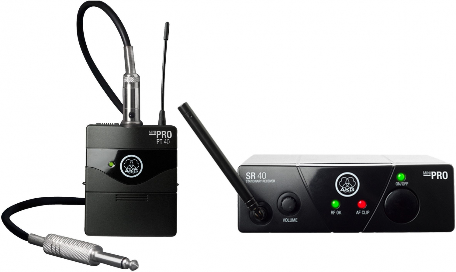 AKG WMS40 Mini Instrumental Set BD US25A - инструментальная радиосистема с приёмником SR40 Mini в магазине для музыкантов Рок-н-Ролл