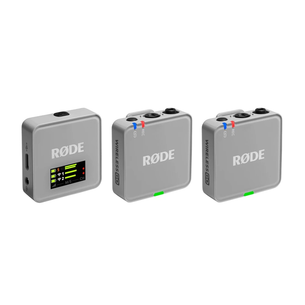 RODE Wireless GO (Gen 3) STONE - ультракомпактная двухканальная накамерная беcпроводная система в магазине для музыкантов Рок-н-Ролл