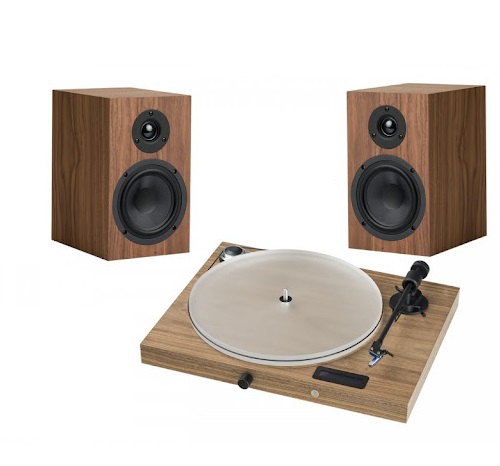 PRO-JECT SET JUKEBOX S2 + SPEAKER BOX 5 S2 WALNUT - Виниловый проигрыватель в магазине для музыкантов Рок-н-Ролл