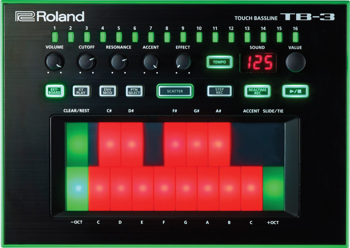 Roland AIRA TB-3 - Басовый синтезатор с тач скрином в магазине для музыкантов Рок-н-Ролл