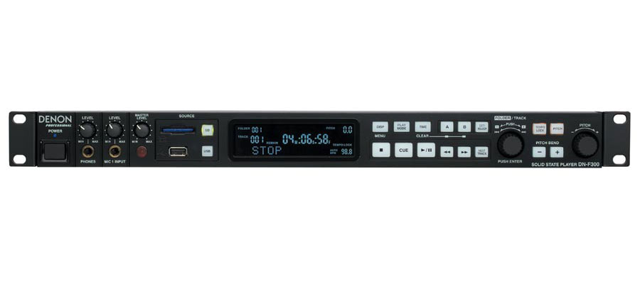Denon DN-F300E2 - Профессиональный SD card / USB плеер в магазине для музыкантов Рок-н-Ролл