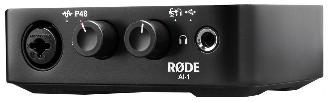 RODE AI-1 - одноканальный USB аудиоинтерфейс с комбо XLR/инструмент. входом. в магазине для музыкантов Рок-н-Ролл