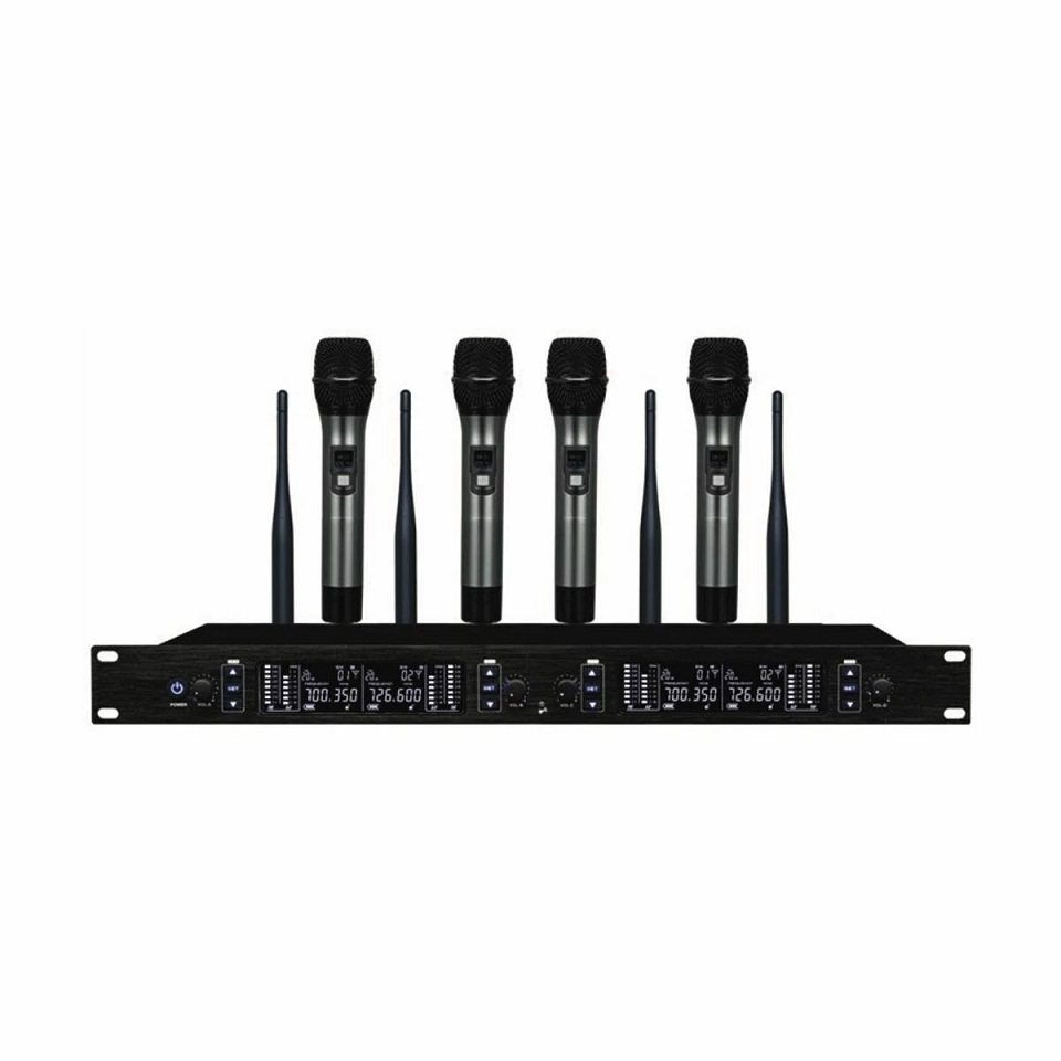 Axelvox DWS7000HT (FCBundle) - Микрофонная радиосистема  UHF 710-726 MHz, 4 x 16 каналов,LCD дисплей в магазине для музыкантов Рок-н-Ролл