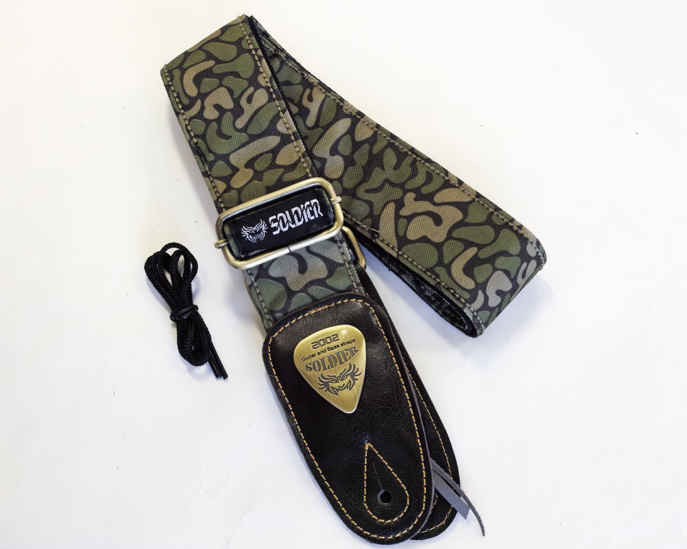 SOLDIER STP1306A 2 - Ремень для гитары текстиль. Хаки в магазине для музыкантов Рок-н-Ролл