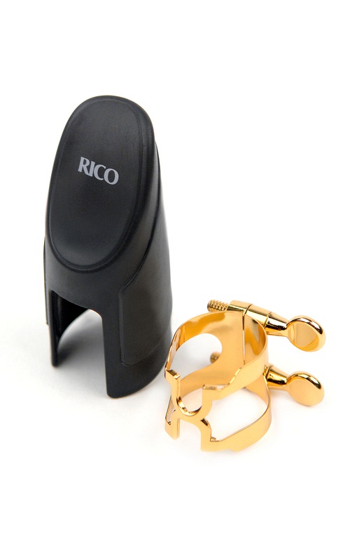 Rico HCL1G H-Ligature - Лигатура с колпачком для кларнета Bb, позолоченная в магазине для музыкантов Рок-н-Ролл