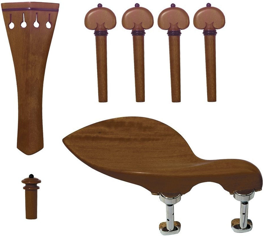 Gewa 416225 Boxwood Stained Guarneri - набор фурнитуры для скрипки в магазине для музыкантов Рок-н-Ролл