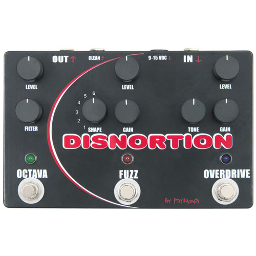 PIGTRONIX OFO Disnortion-Octave Fuzz Overdrive - эффект гитарный фузз/овердрайв/октавер в магазине для музыкантов Рок-н-Ролл