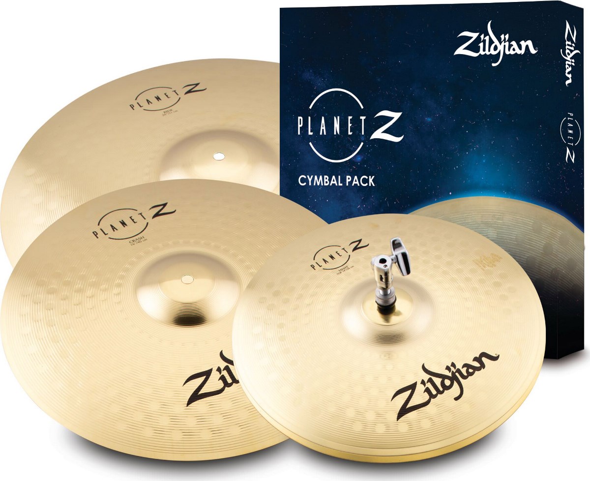 ZILDJIAN ZP4PK PLANET Z 4 CYMBAL PACK (14/16/20) - набор тарелок в магазине для музыкантов Рок-н-Ролл