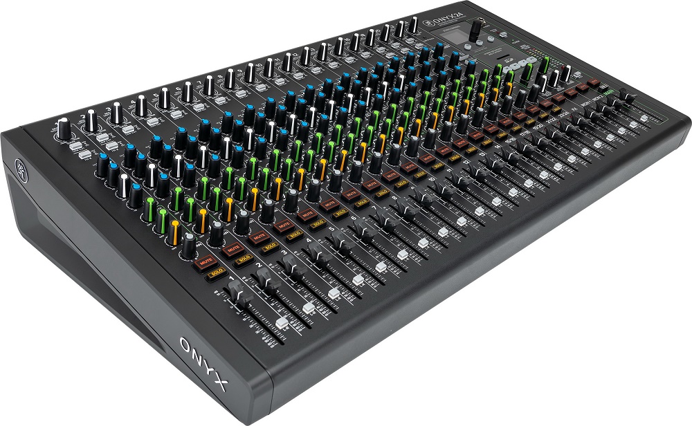 MACKIE ONYX24 - 24-канальный микшер с поканальной записью, процессором эффектов и USB в магазине для музыкантов Рок-н-Ролл